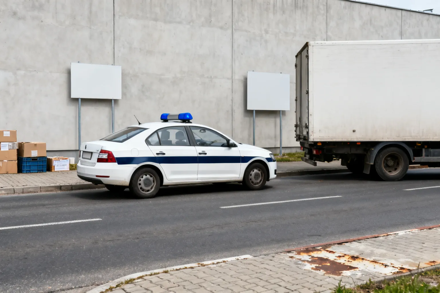 Akcja „TIR” w Gdyni: kontrole ciężarówek i 13 zatrzymanych dowodów rejestracyjnych