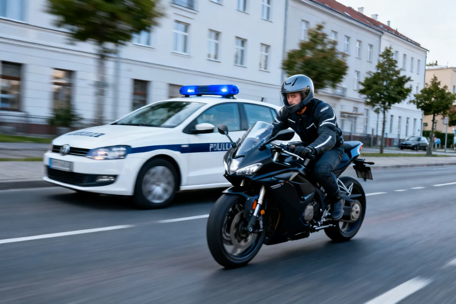 Motocyklista pędził 145 km/h ul. Morską w Gdyni — stracił prawo jazdy