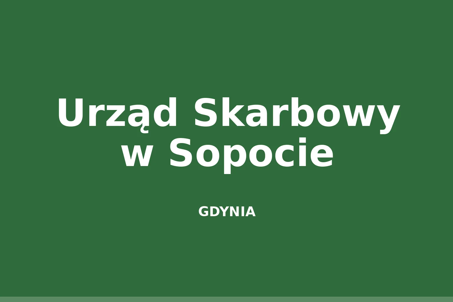 Urząd Skarbowy w Sopocie