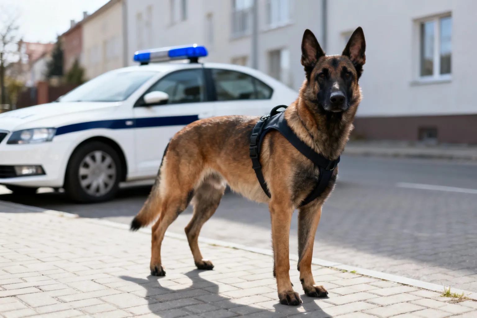 Zimi — owczarek belgijski rozpoczął służbę w gdyńskiej policji