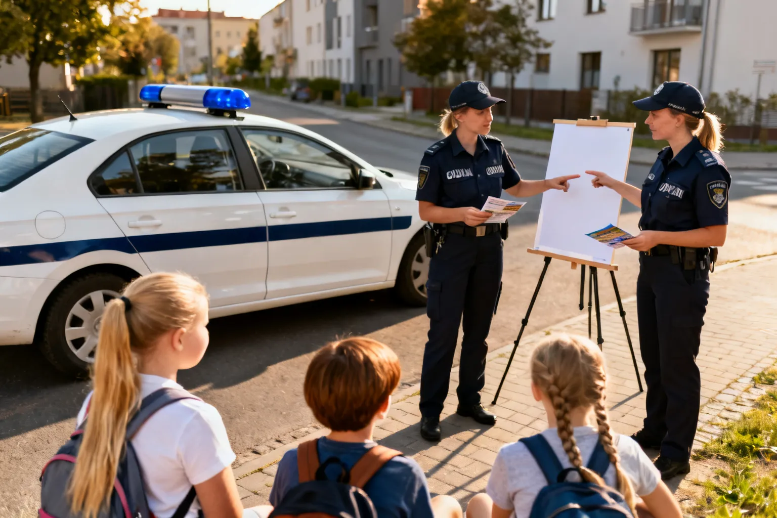 Policjantki z Gdyni edukowały uczniów o handlu ludźmi i zagrożeniach online