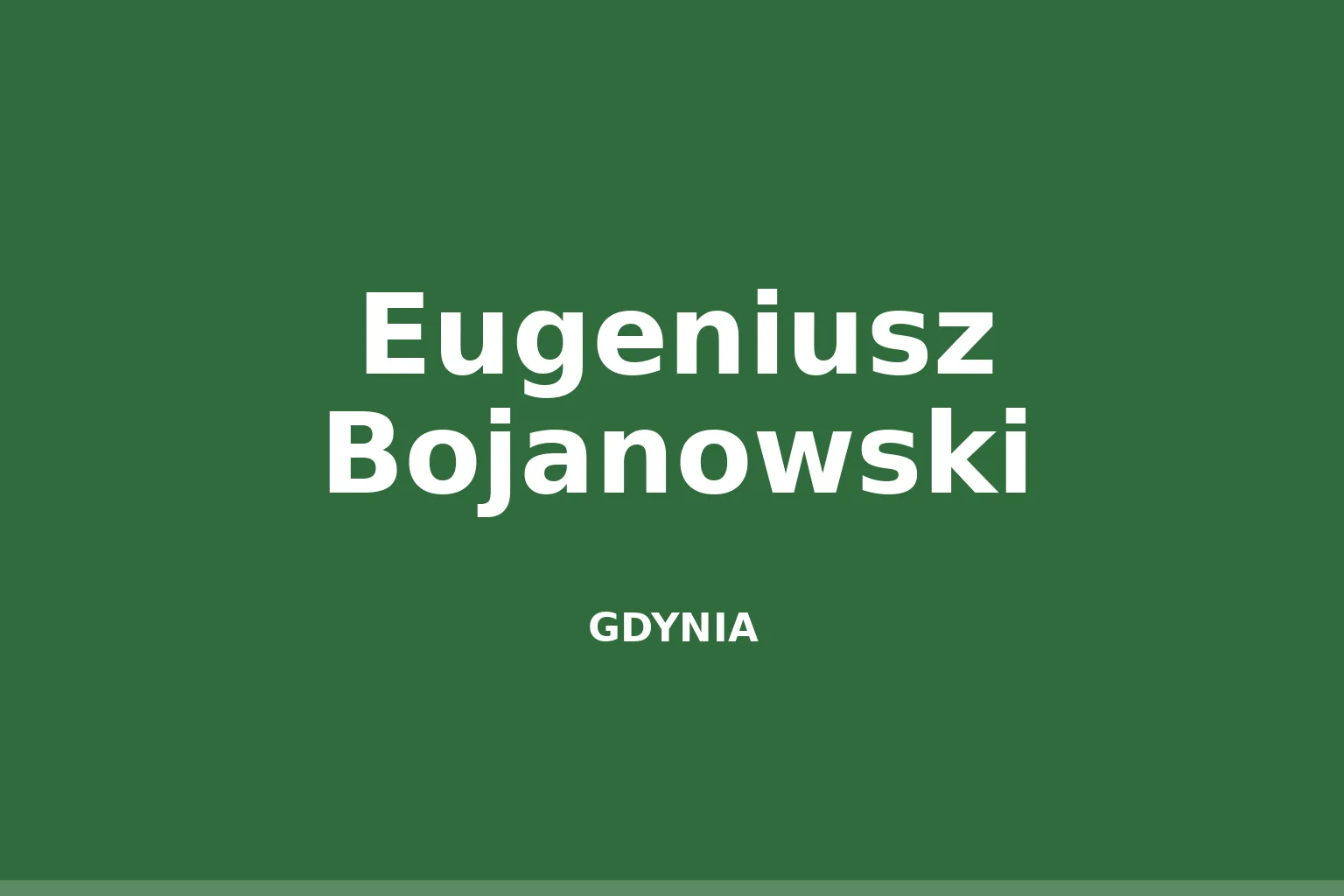 Eugeniusz Bojanowski