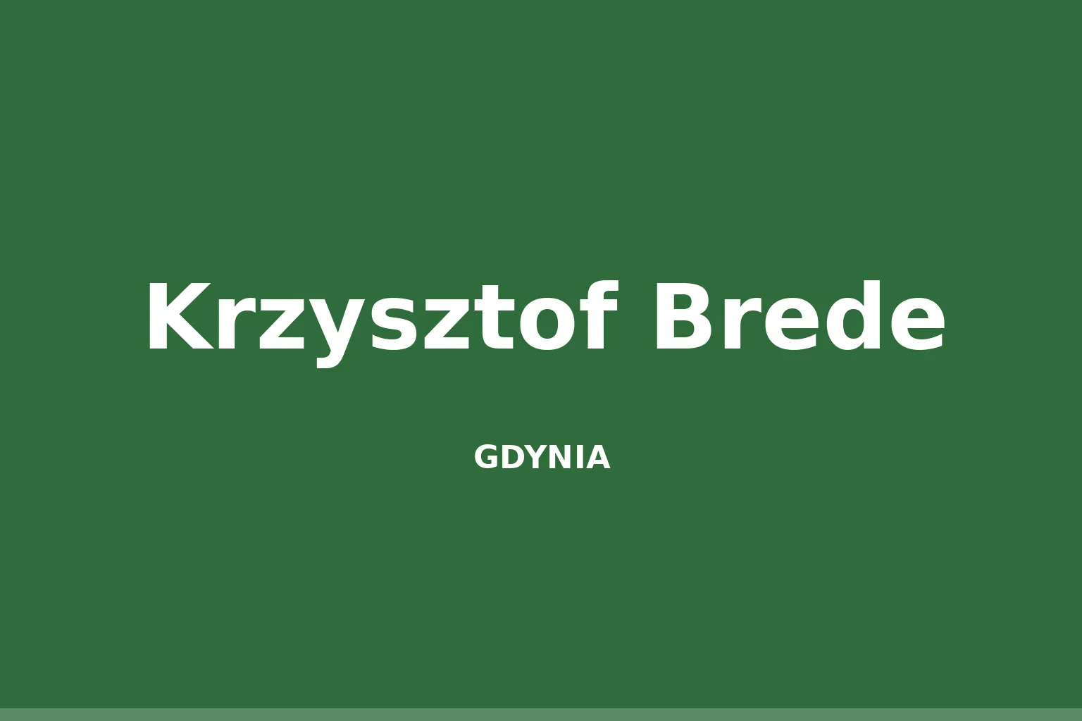 Krzysztof Brede