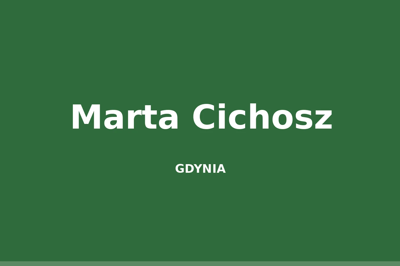 Marta Cichosz