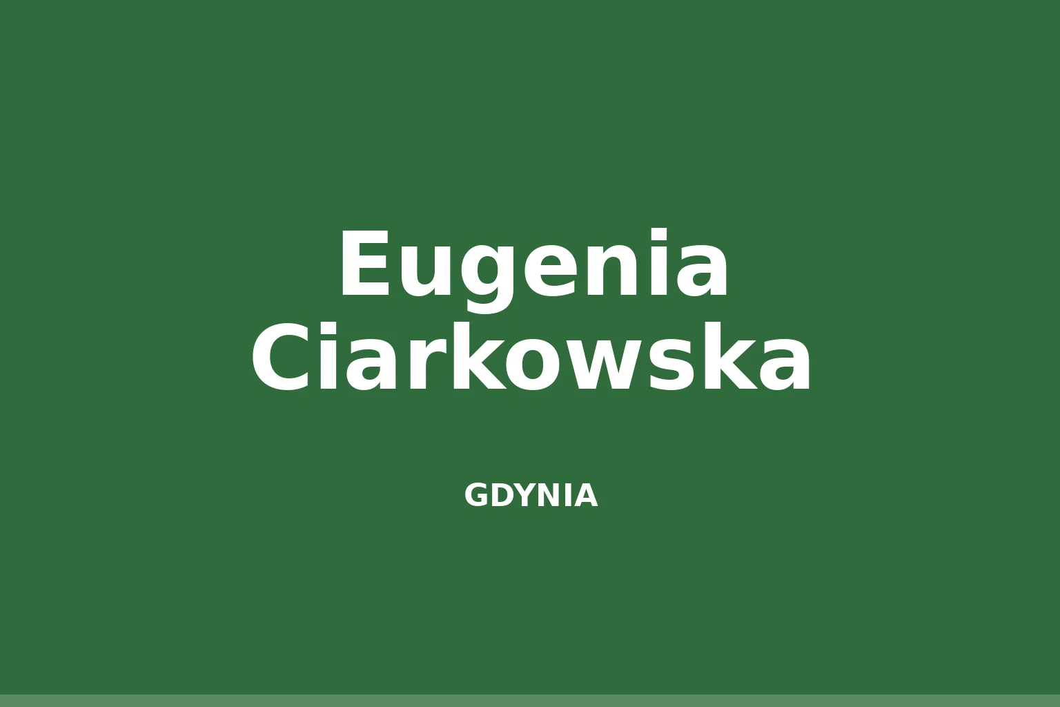 Eugenia Ciarkowska