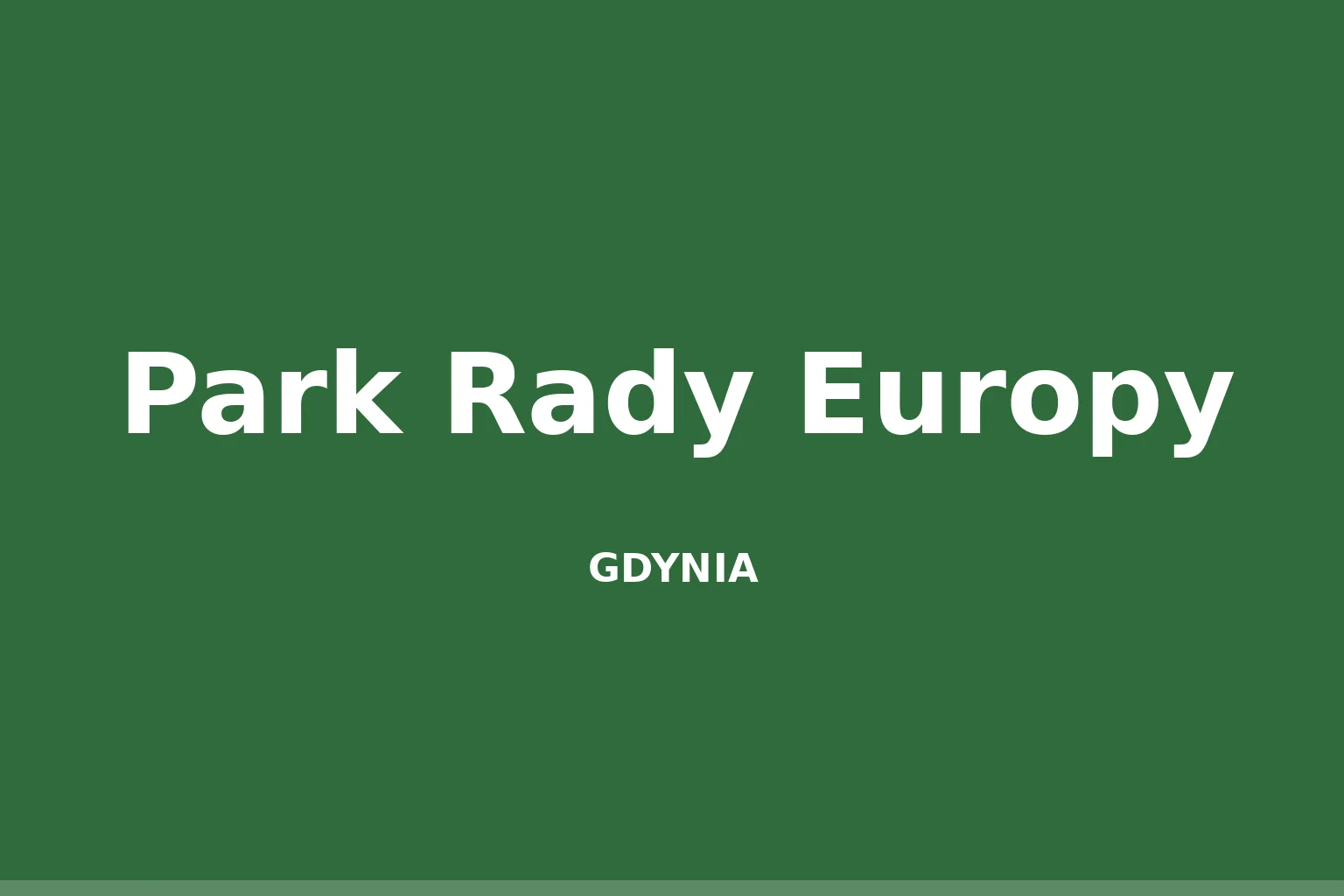 Park Rady Europy