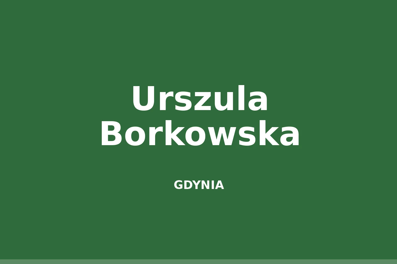 Urszula Borkowska