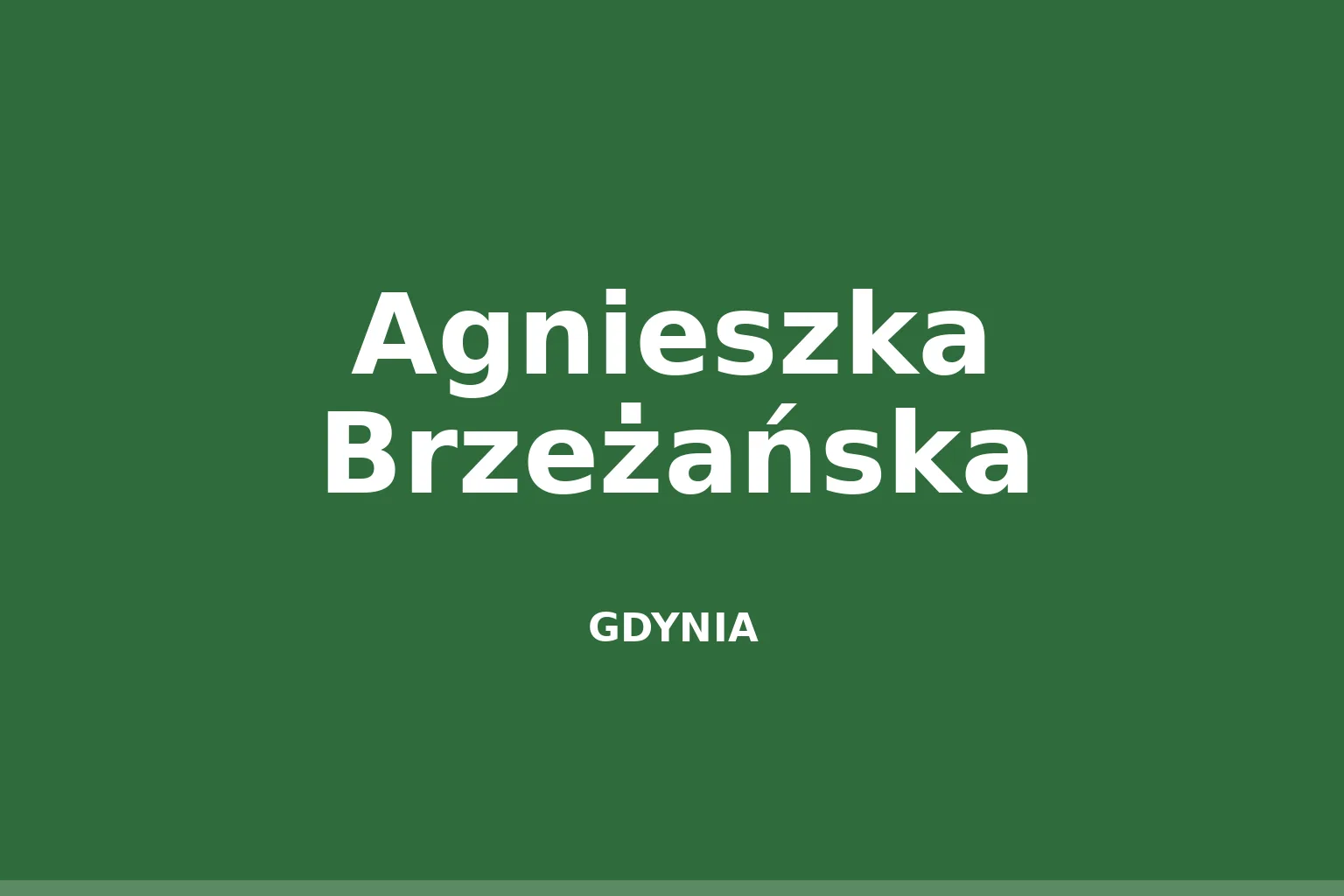 Agnieszka Brzeżańska