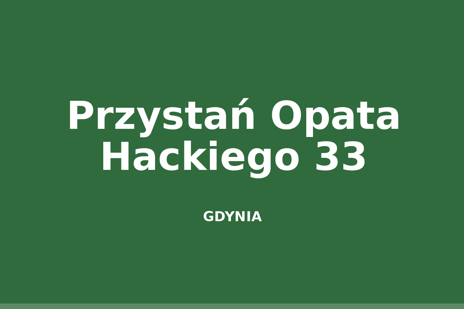 Przystań Opata Hackiego 33