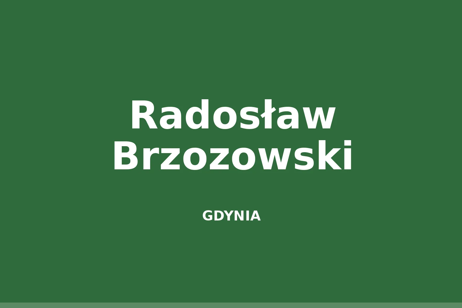 Radosław Brzozowski