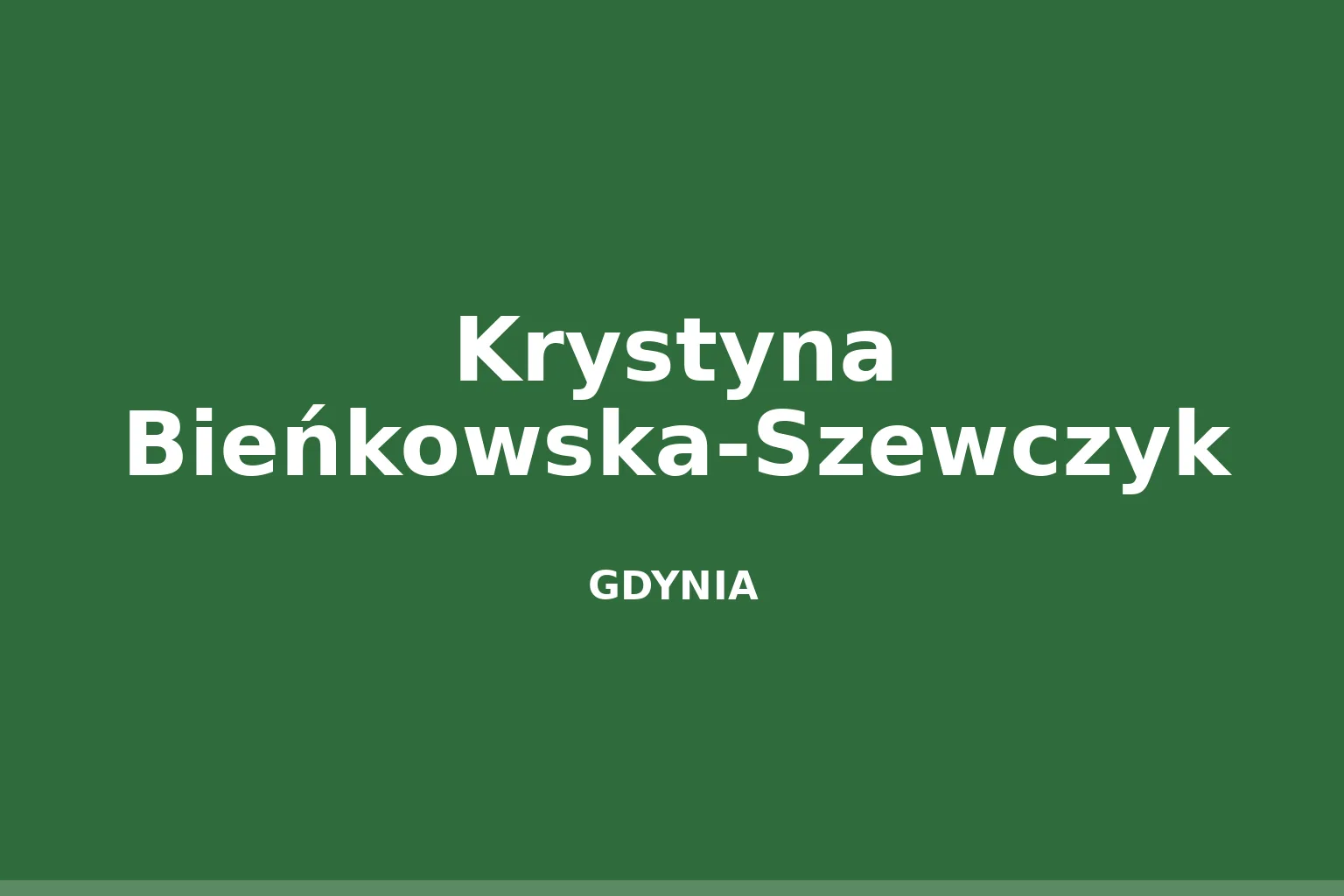 Krystyna Bieńkowska-Szewczyk