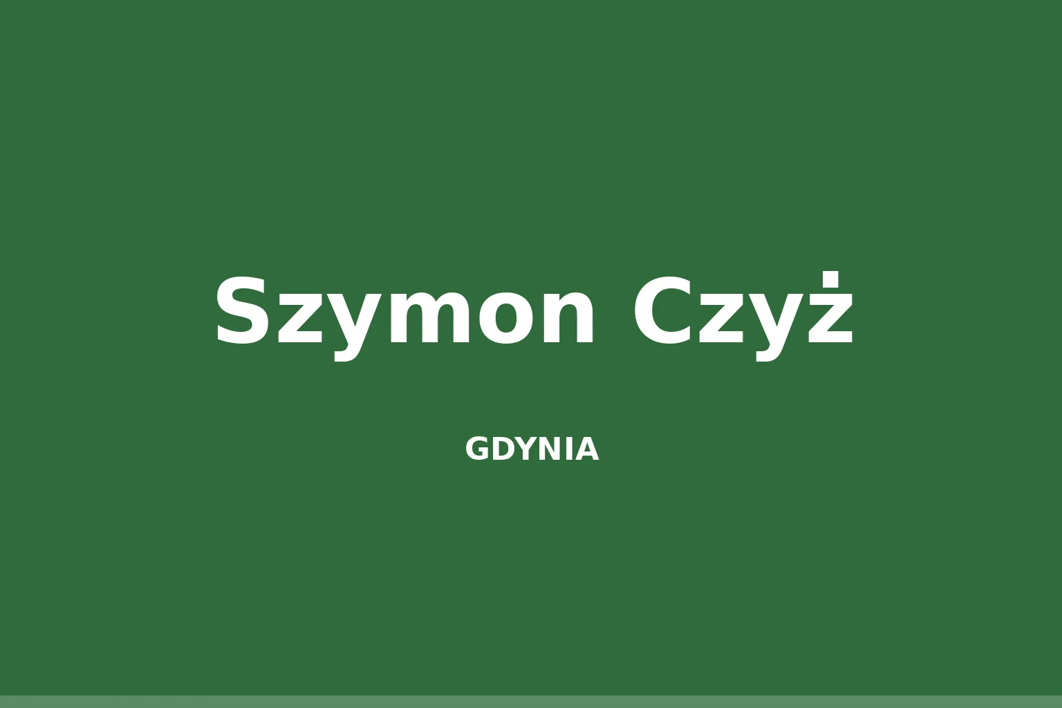 Szymon Czyż