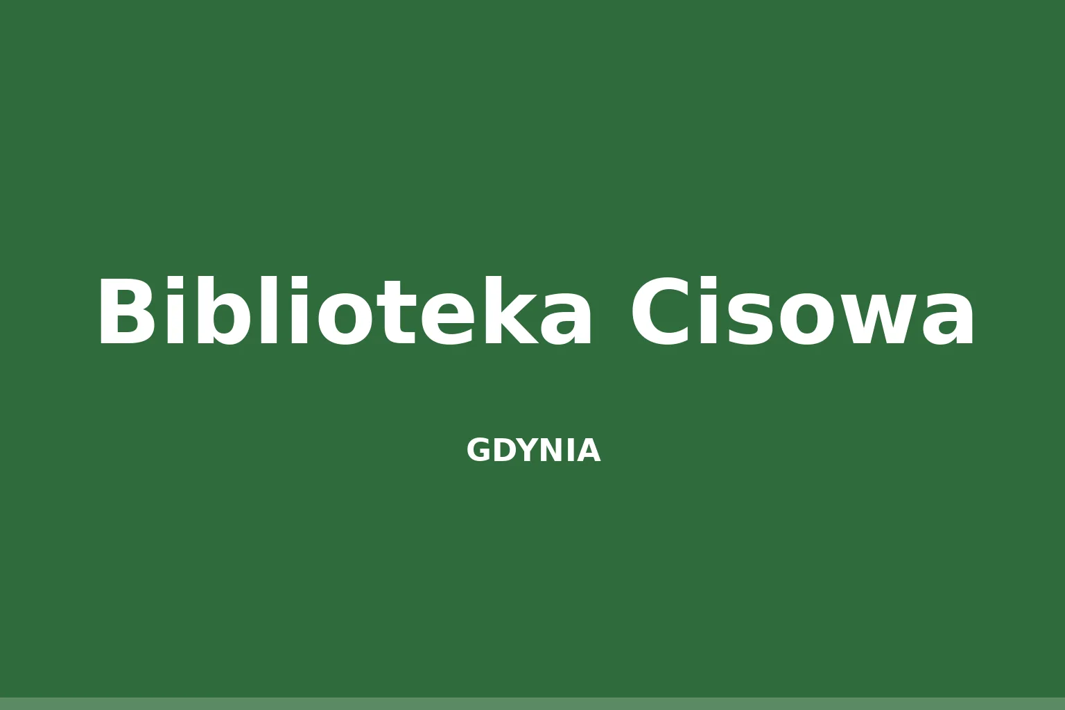 Biblioteka Cisowa